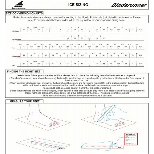 롤러블레이드 Rollerblade Bladerunner Ice Allure Girls Figure Skate, White, Ice Skates