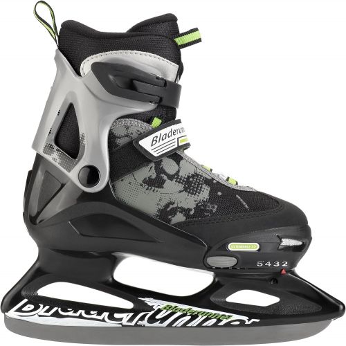 롤러블레이드 Rollerblade Bladerunner Kids Ice Skates, Black/Green, Size 2-5