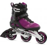 Rollerblade Macroblade 100 3WD Womens Adult Fitness Inline Skate, Violet and Black, Performance Inline Skates