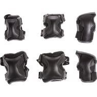 [아마존베스트]Rollerblade X Gear 3 Pack Protective Gear, Knee Pads, Elbow Pads and Wrist Guards, Inline Skating, Multi Sport Protection, Unisex, Black