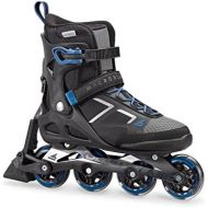 Rollerblade Macroblade 80 ABT Mens Adult Fitness Inline Skate, Black and Blue, Performance Inline Skates