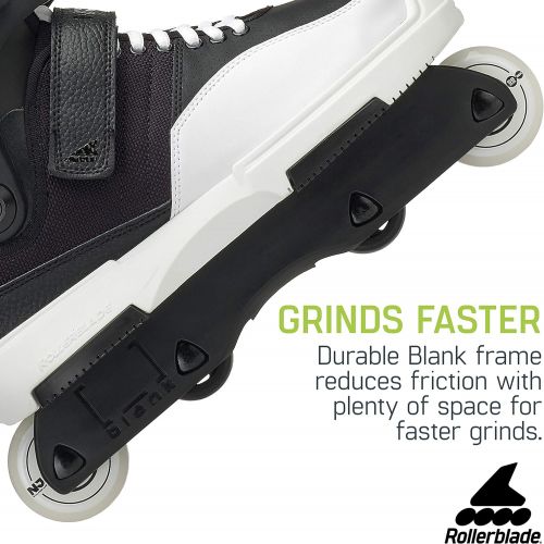 롤러블레이드 Rollerblade NJ Team Unisex Adult Street Inline Skate, Black and White, High Performance Inline Skates