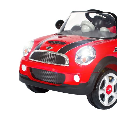  Rollplay 6 Volt MINI Cooper Ride On Toy, Battery-Powered Kids Ride On Car - Red