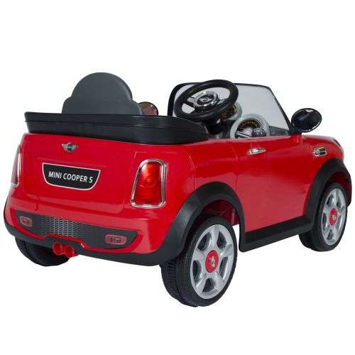  Rollplay 6 Volt MINI Cooper Ride On Toy, Battery-Powered Kids Ride On Car - Red