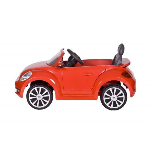  Rollplay 6 Volt VW Beetle Ride On Toy, Battery-Powered Kids Ride On Car