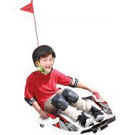 Rollplay Nighthawk Electric Ride On Toy for Ages 6 & Up with 12V 7AH Rechargeable Battery, Side Handlebars for Steering, Tall Rear Safety Flag, and a Top Speed of 6.5 MPH, White