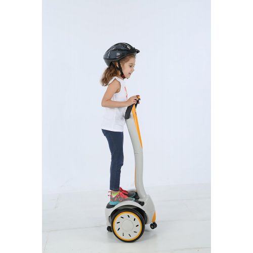  ROLLPLAY Selbstbalancierendes Elektrofahrzeug, Fuer Kinder ab 6 Jahren, Bis max. 50 kg, 12-Volt-Akku, Bis zu 6 km/h, Uprider, Weiss