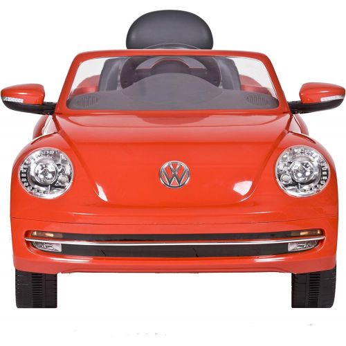  Rollplay 6 Volt VW Beetle Ride On Toy, Battery-Powered Kids Ride On Car