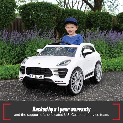  Rollplay 6 Volt Porsche Macan Ride On Toy, Battery-Powered Kids Ride On Car