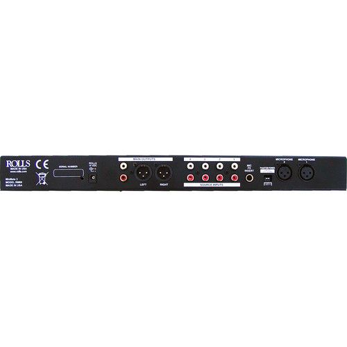  Rolls RM69 MixMate 3 - 6-Channel Stereo Line / Microphone Mixer