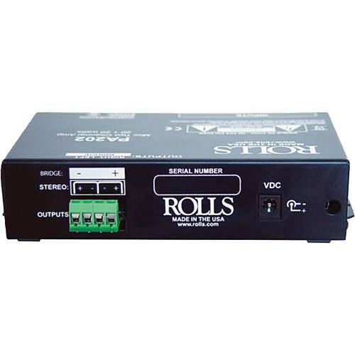  Rolls PA202 20W Class-D Mini Stereo Amplifier