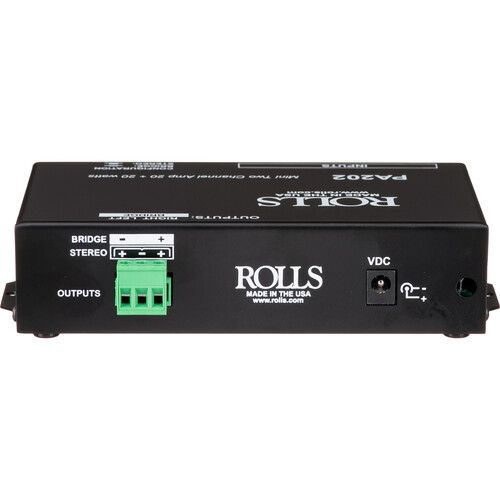  Rolls PA202 20W Class-D Mini Stereo Amplifier