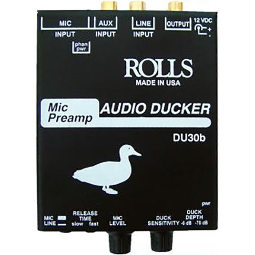  Rolls DU30b Audio Ducker with Microphone Preamp