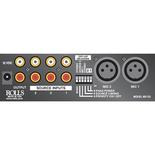  Rolls MX153 MixMate Mic/Line Mixer