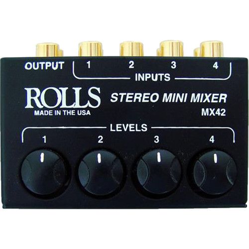  Rolls MX42 Mini Stereo Mixer