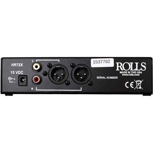  Rolls HR72X - Rack Mountable CD/MP3 Player with XLR Output Connectors (1RU High)