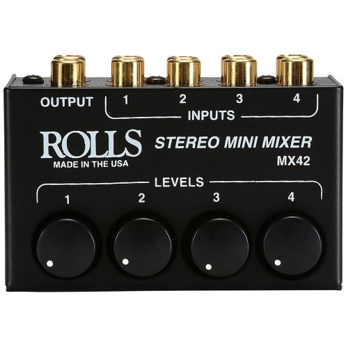  Rolls MX42 Stereo Mini Mixer