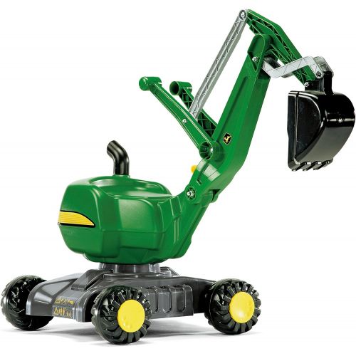  Rolly rolly toys John Deere Ride-On: 360-Degree Excavator ShovelDigger, Youth Ages 3+