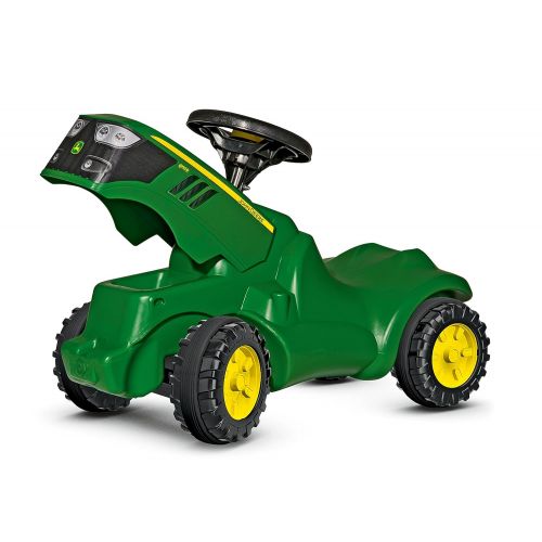  [아마존 핫딜]  [아마존핫딜]Rolly Toys 132072 Traktor Minitrac John Deere 6150R, Babyrutscher, Motorhaube oeffenbar, Ablagefach unter Motorhaube, Lenkrad mit Hupe (fuer Kinder ab 1,5 Jahren, Farbe: Gruen)