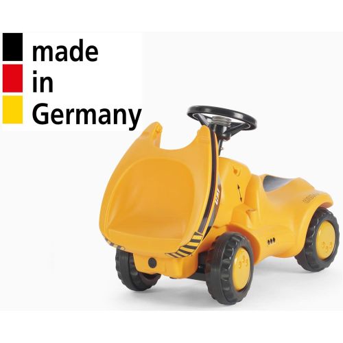  Rolly Toys rollyMinitrac Dumper CAT (fuer Kinder von 1,5 - 4 Jahre, inklusive Kippschuessel, Fluesterlaufreifen) 132249