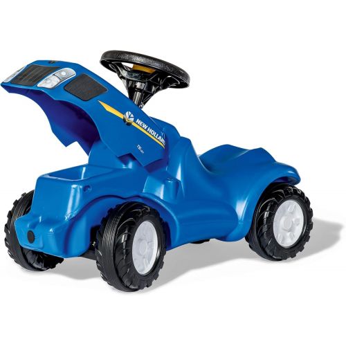  Rolly Toys rollyMinitrac NH T6010 (fuer Kinder von 1,5 - 4 Jahre, Ablage unter Motorhaube, Fluesterlaufreifen) 132089