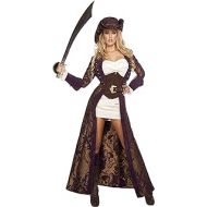 Roma Costume Womens 6 Piece Decadent Pirate Diva