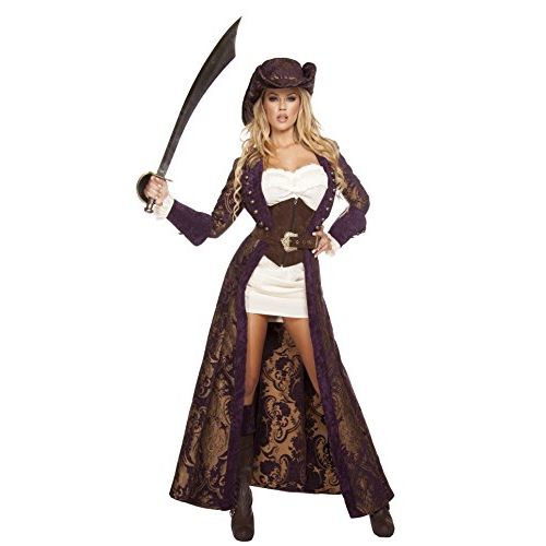  할로윈 용품Roma Costume Womens 6 Piece Decadent Pirate Diva