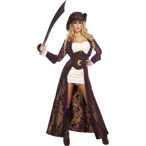  할로윈 용품Roma Costume Womens 6 Piece Decadent Pirate Diva