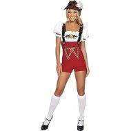 Roma Costume Beer Stein Babe Adult Costume Red - Small/Medium