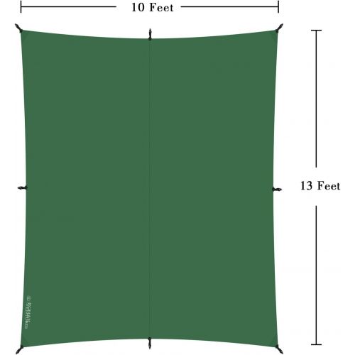 로만 Roman Ventures 13 Foot Hammock Rain Fly for Hammock Camping- Ultralight, Hammock Tarp - Waterproof Camping Tarp Shelter- Great Hammock Cover Rain Tarp, Backpacking Tarp, Bushcraft Tarp Tent or Su