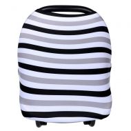 Romanticworks Baby Car Seat Cover Canopy and Nursing Cover Multi-use Stretchy,Breastfeeding Cover Scarf for...