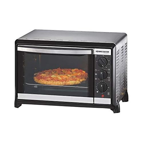  Rommelsbacher ROMMELSBACHER BG 1055/E Minibackofen mit Umluft / 18 Liter / 7 Heizarten / Doppelverglasung / Innenbeleuchtung / 1050 W / Edelstahl