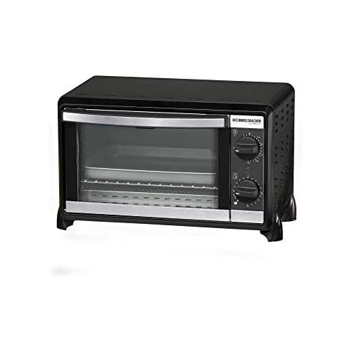  Rommelsbacher ROMMELSBACHER BG 950 Speedy Minibackofen / 10 Liter / Ober- & Unterhitze / Doppelverglasung / energiesparend & schnell / 950 W / schwarz