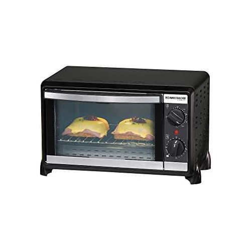  Rommelsbacher ROMMELSBACHER BG 950 Speedy Minibackofen / 10 Liter / Ober- & Unterhitze / Doppelverglasung / energiesparend & schnell / 950 W / schwarz