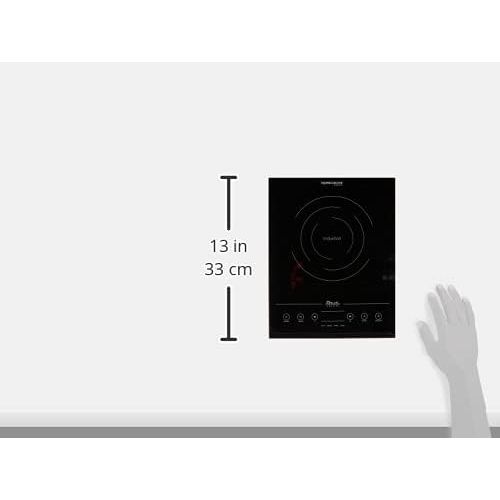  Rommelsbacher ROMMELSBACHER CT 2010/IN Einzel-Induktionskochfeld (Glaskeramik, Topferkennung, energiesparend, Touch Sensoren, LED Display, 60-240 Grad, Timer, Abschaltautomatik, Restwarmeanzeige
