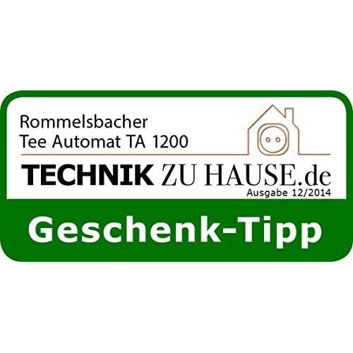  Rommelsbacher TA 1200 Tee Automat, Kunststoff, 1 Liter