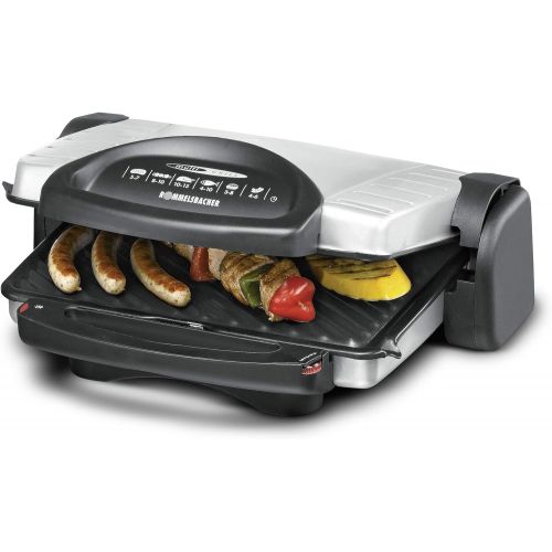  ROMMELSBACHER KG 1600 - MULTI GRILL - 1600 Watt - arktissilber-metallic