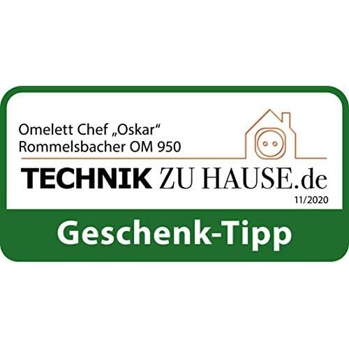 [아마존베스트]Rommelsbacher OM 950 Oskar Omelette Chef, Plastic, Dark Grey