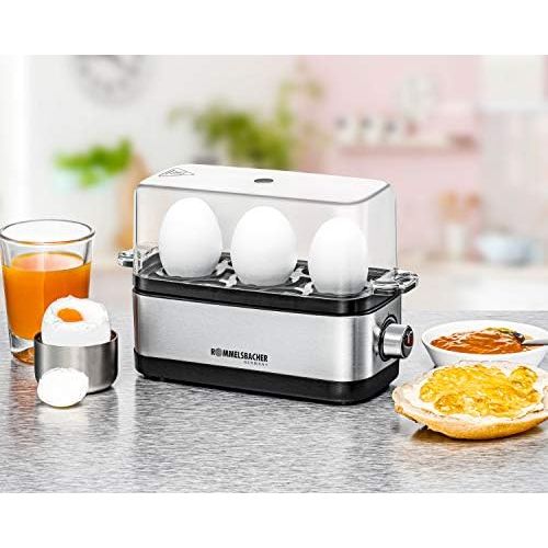  [아마존베스트]Rommelsbacher ER 300 Egg Boiler, Stainless Steel/Black