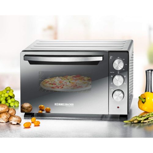  [아마존베스트]Rommelsbacher BGS 1400 Back & Grill Oven Stainless Steel 22 Litres