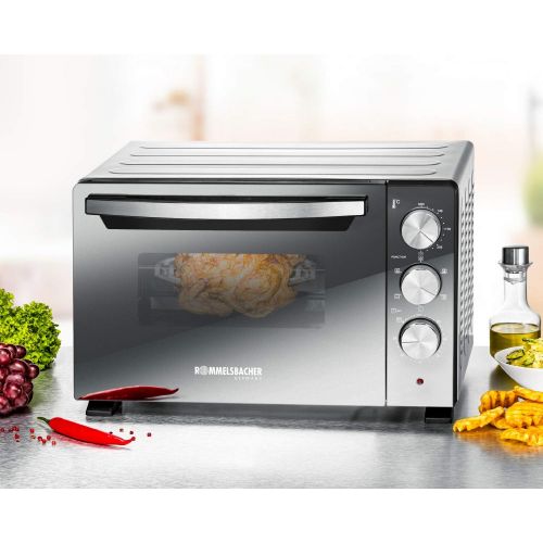  [아마존베스트]Rommelsbacher BGS 1400 Back & Grill Oven Stainless Steel 22 Litres