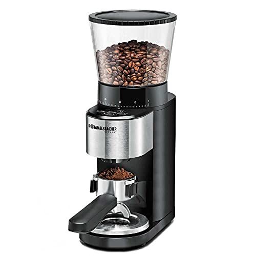  [아마존베스트]ROMMELSBACHER EKM 500 Coffee Grinder - Conical Grinder, Precision Scale, Holder for Portafilter Holder, Grinding Degree in 39 Levels, 5 Function Keys for Individual and Flexible Us