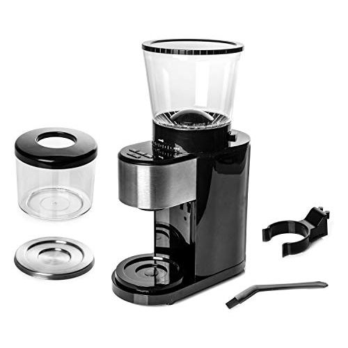  [아마존베스트]ROMMELSBACHER EKM 500 Coffee Grinder - Conical Grinder, Precision Scale, Holder for Portafilter Holder, Grinding Degree in 39 Levels, 5 Function Keys for Individual and Flexible Us