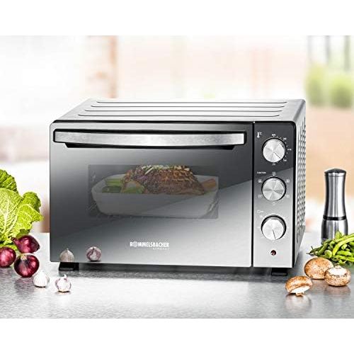  [아마존베스트]Rommelsbacher BGS 1500 Back & Grill Oven Stainless Steel 30 Litres