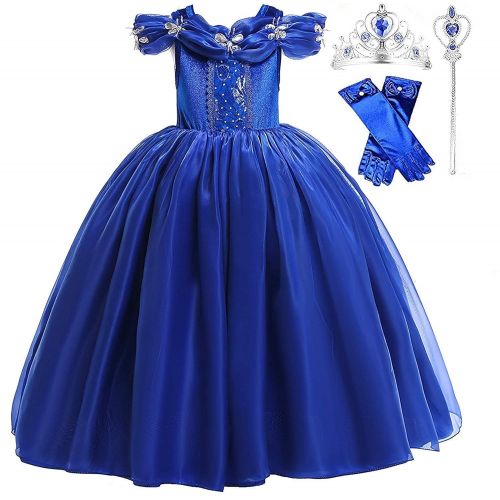  Romy's Collection Romys Collection Princess Butterfly Cinderella Blue Party Costume Dress-Up Set