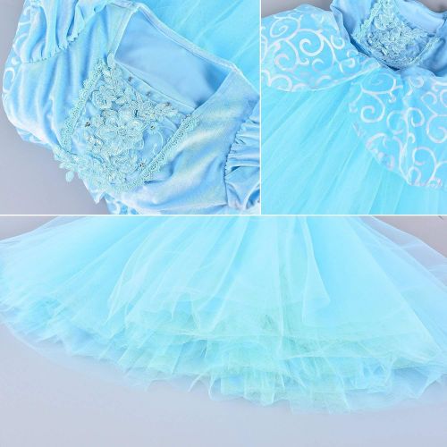  Romys Collection Princess Cinderella Special Edition Blue Party Deluxe Costume Dress-Up Set