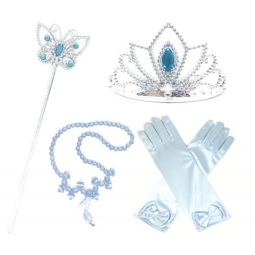  Romy Princess Cinderella Dress up Party 4-Piece Accessories Gift Set