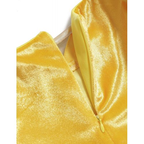 Romys Collection Princess Belle Deluxe Yellow Party Dress Costume