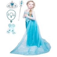 Romys Collection Ice Queen Glitter Princess Dress