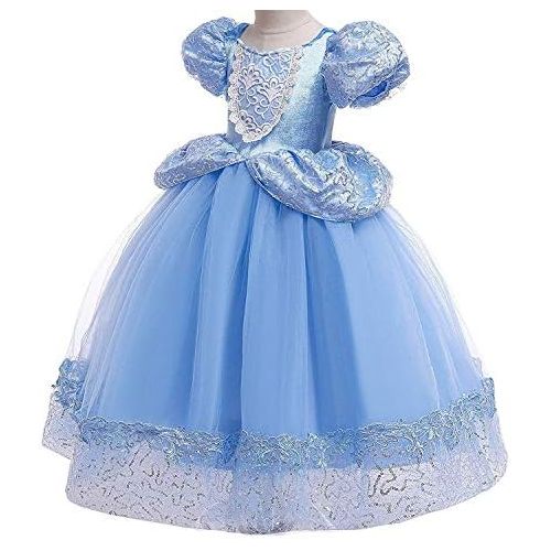  Romys Collection Princess Cinderella Blue Toddler Girls Costume Dress Up